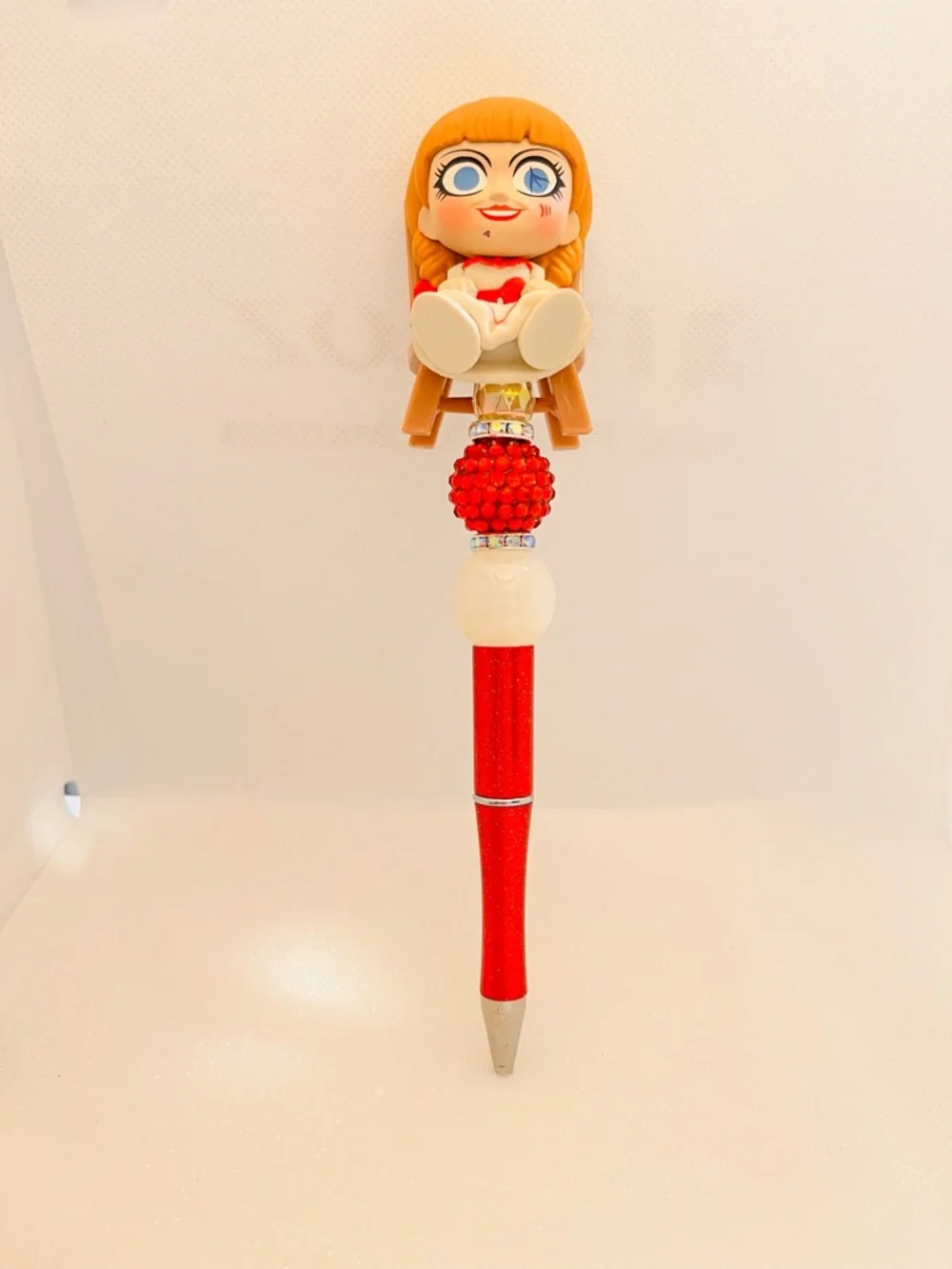 Handmade The conjuring Annabelle Beaded Pen Horror movie